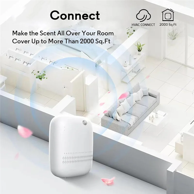 JABS-Máquina de aire aromático, difusor de aceites esenciales para uso comercial y hotel, difusor de aire frío sin agua, enchufe estadounidense