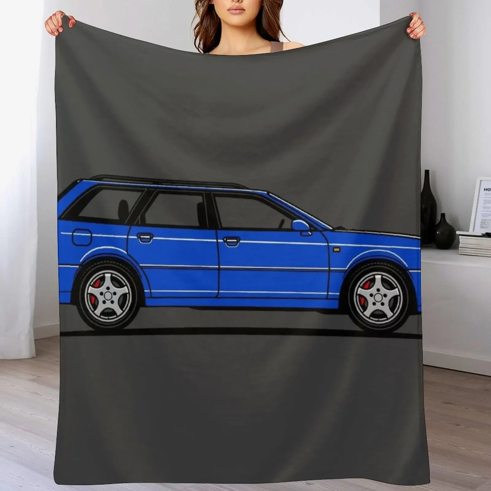 

RS2 Road Car Throw Blanket Winter beds Custom Flannel Fabric Cute Blankets