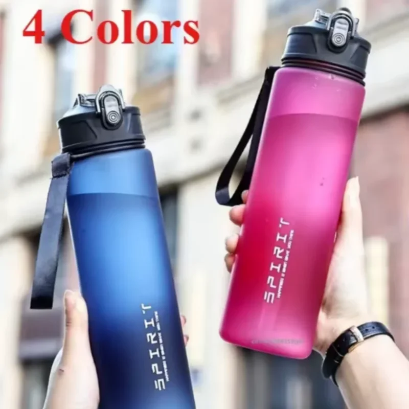 750ML Leak-Proof Sports Water Bottle with Straw & Carry Loop 2
