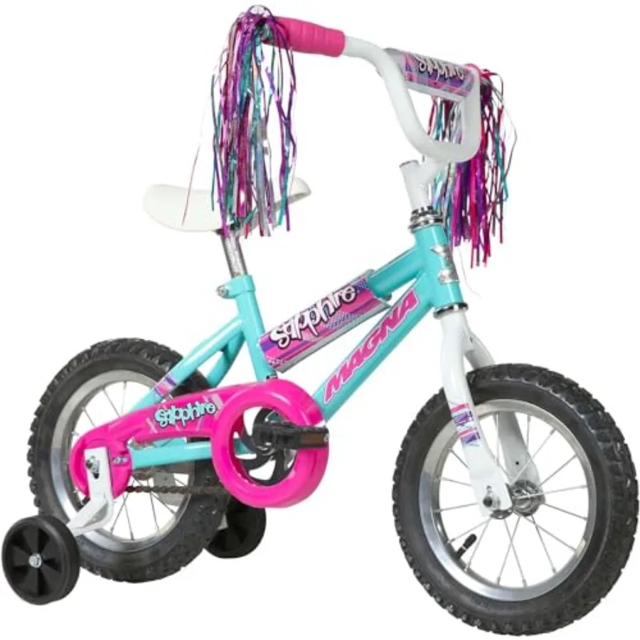 

Велосипед Magna Sapphire - прочная стальная рама, передние и задние ручные тормоза, регулируемое сиденье, подножка - идеально подходит для детей 6-10 лет, идеально для