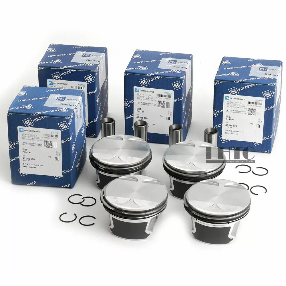طقم مكبس 4 قطع STD Ø84 مم OE #   11 25 7 562 453 لسيارات BMW N42B20A N46B20A N45 E46 E90 E81 116i 316i-