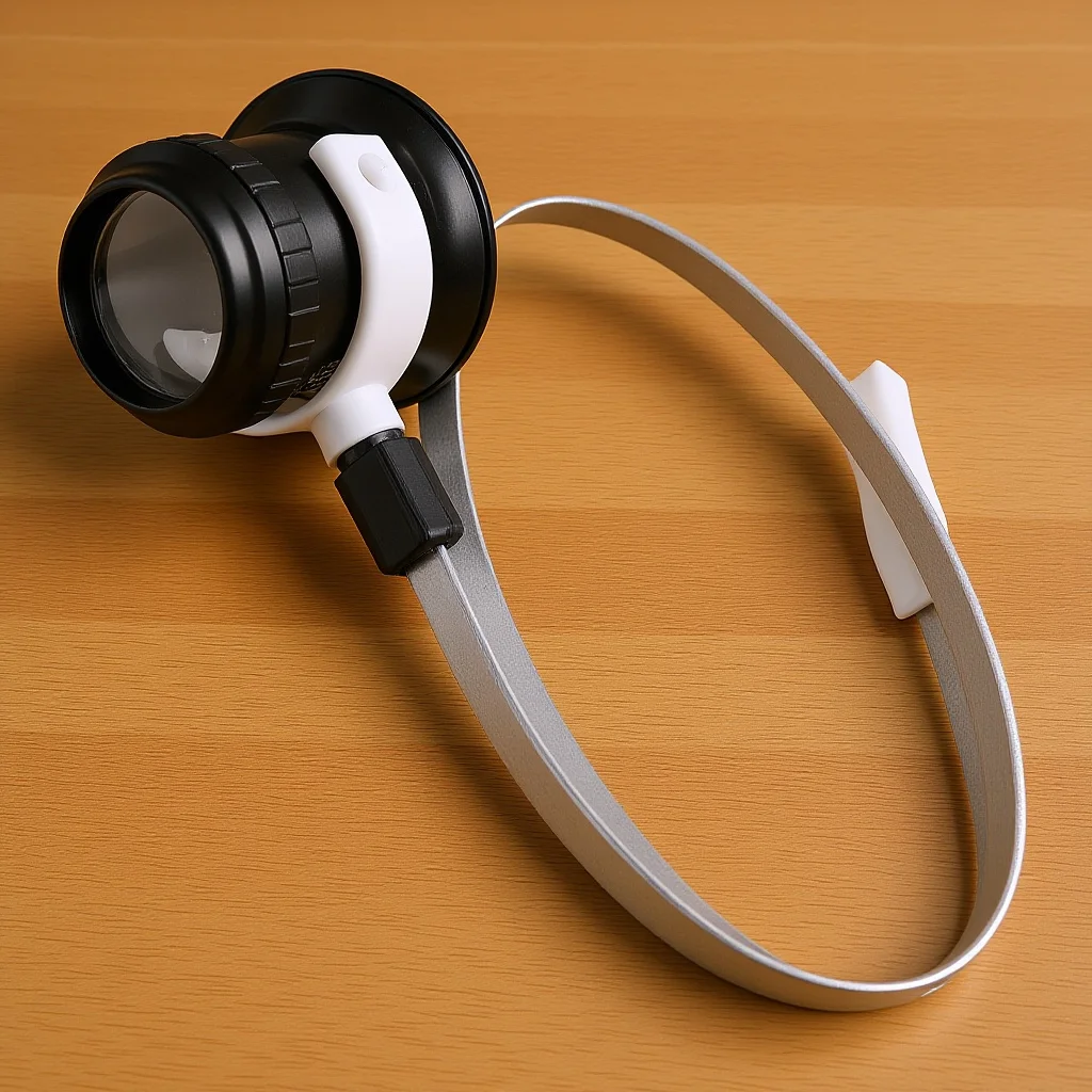 

1 Set Of 3.5X 5X Magnifier Loupe Headband For Watch Repair Jewelry Craft Hands-Free Magnifying Tool Watchmaker Tools Eyeglass