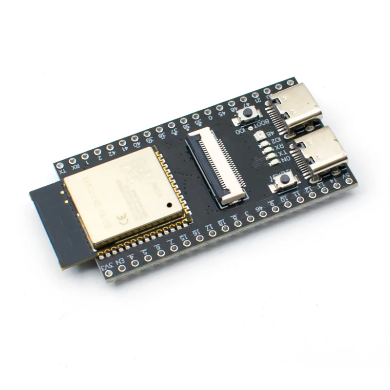 ESP32-S3 N16R8 CAM Development Board, WiFi + Bluetooth Module with Dual Type-C Ports and Camera Interface