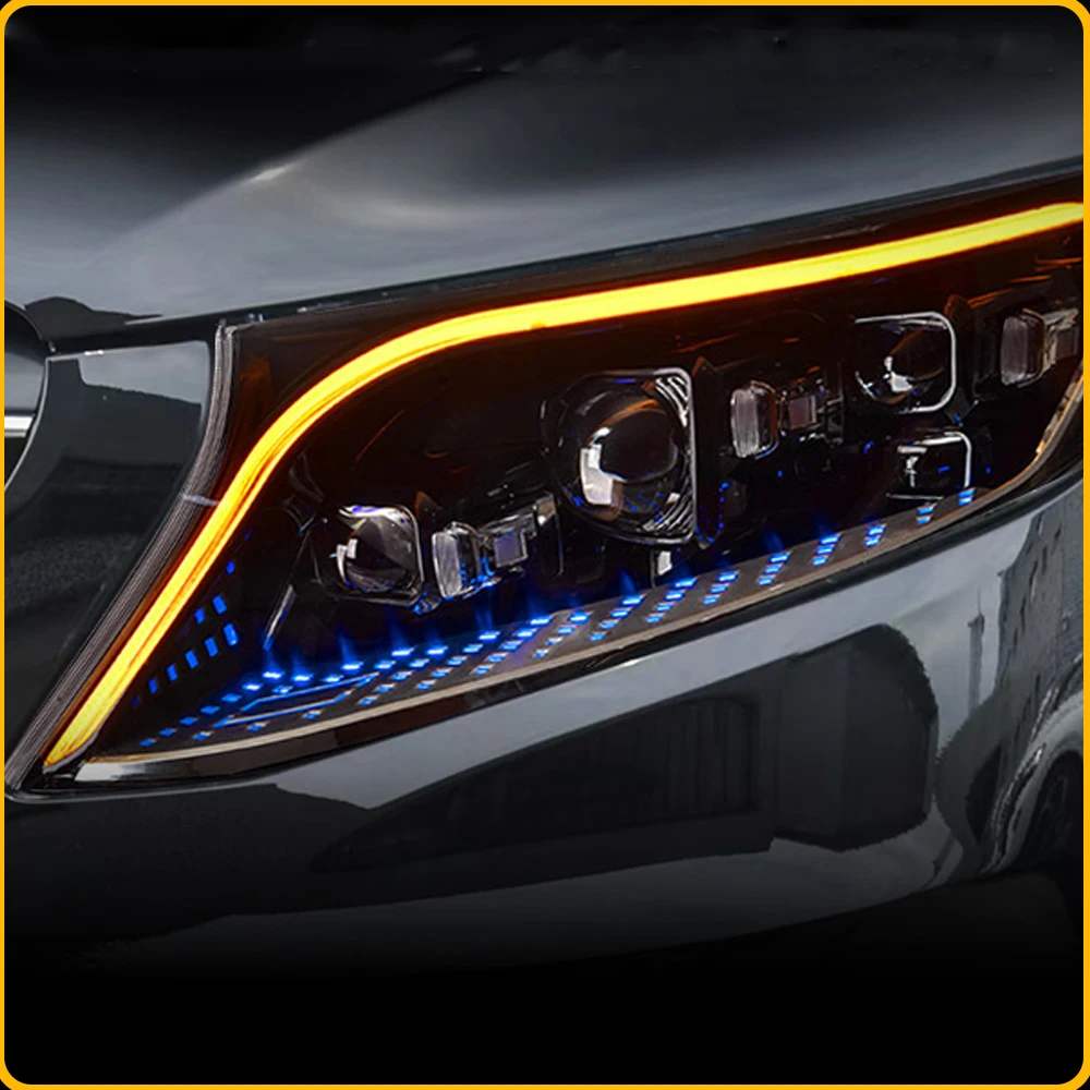 

For BenZ Vito V260 V300 2016-2024 Upgrade New S Style Auto LED Projector Lens Headlights Assembly Plug and Play Car Accessories