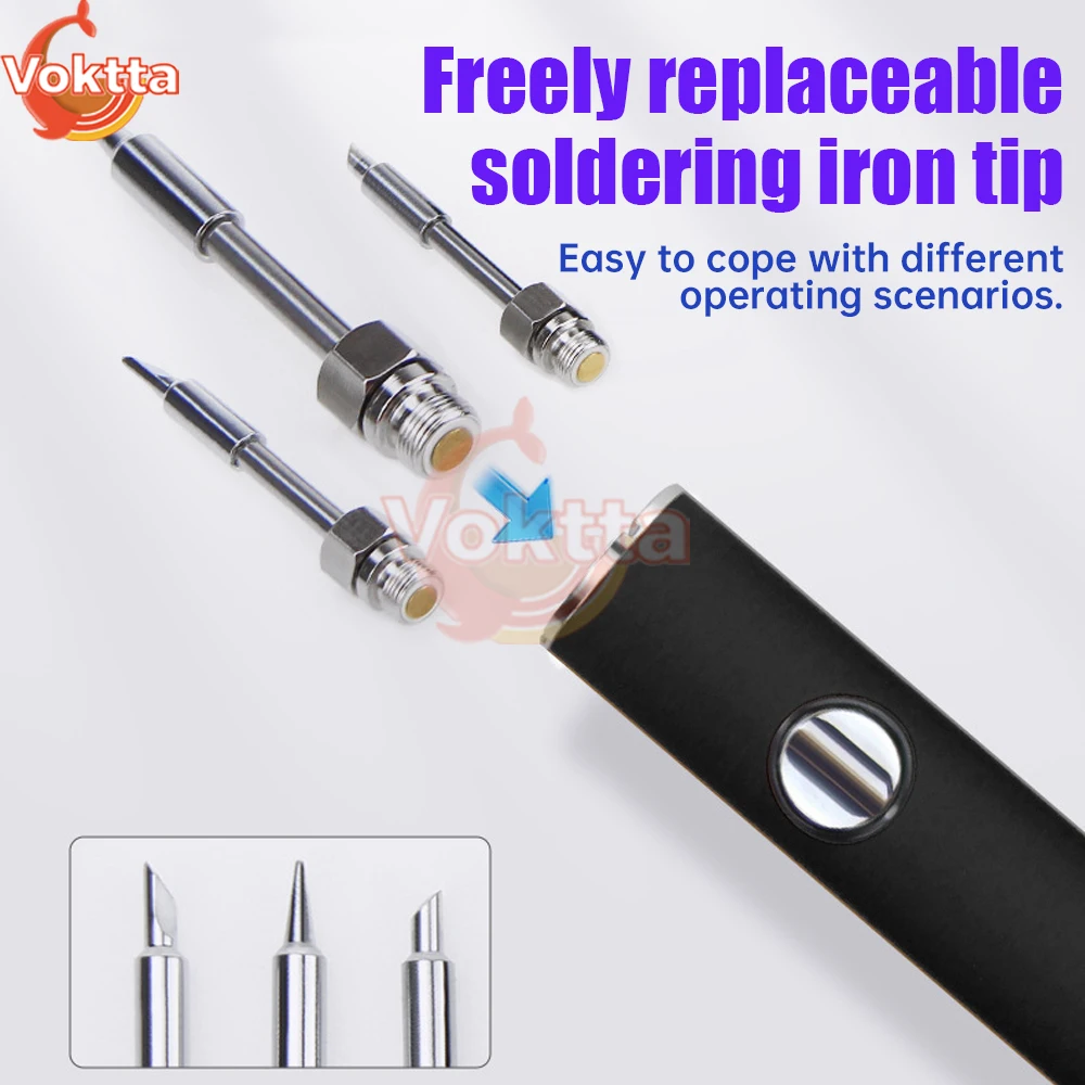 400mAh/650mAh Mini Battery Welding Tool Kit 510 Preheating Battery Button Electric Soldering Iron Pen Heating Solder Repair Tool