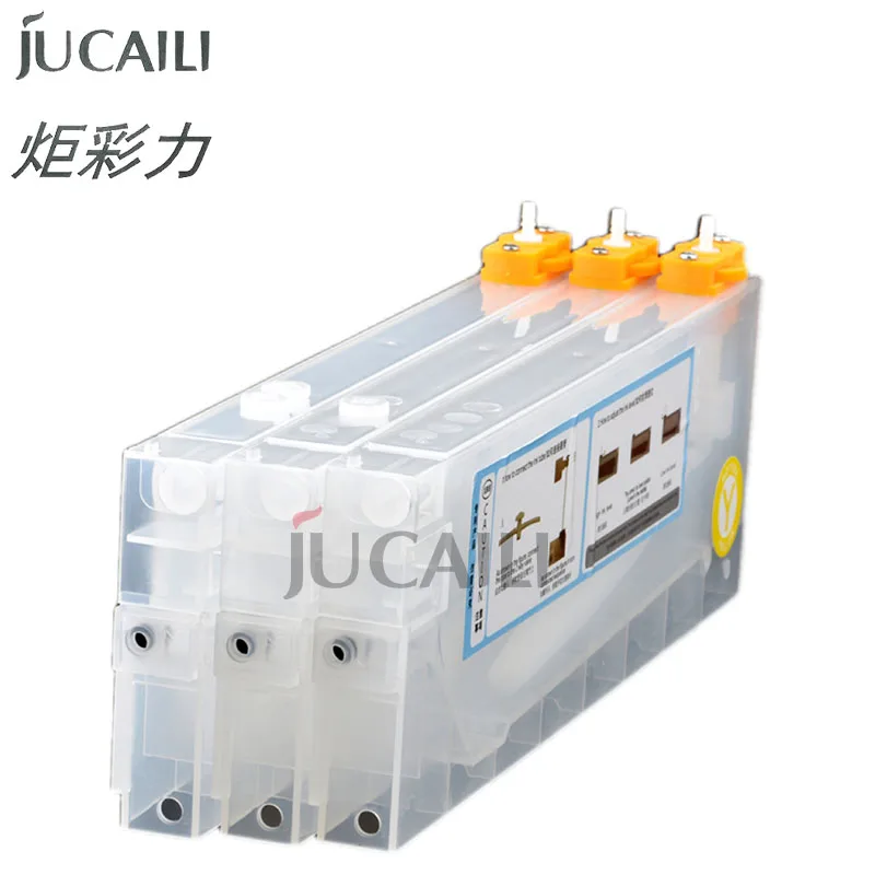 Jucaili 4pc mimaki 220ML ink cartridge with Ink Level Sensor For Ink System for mimaki mutoh roland wit-color inkjet printer