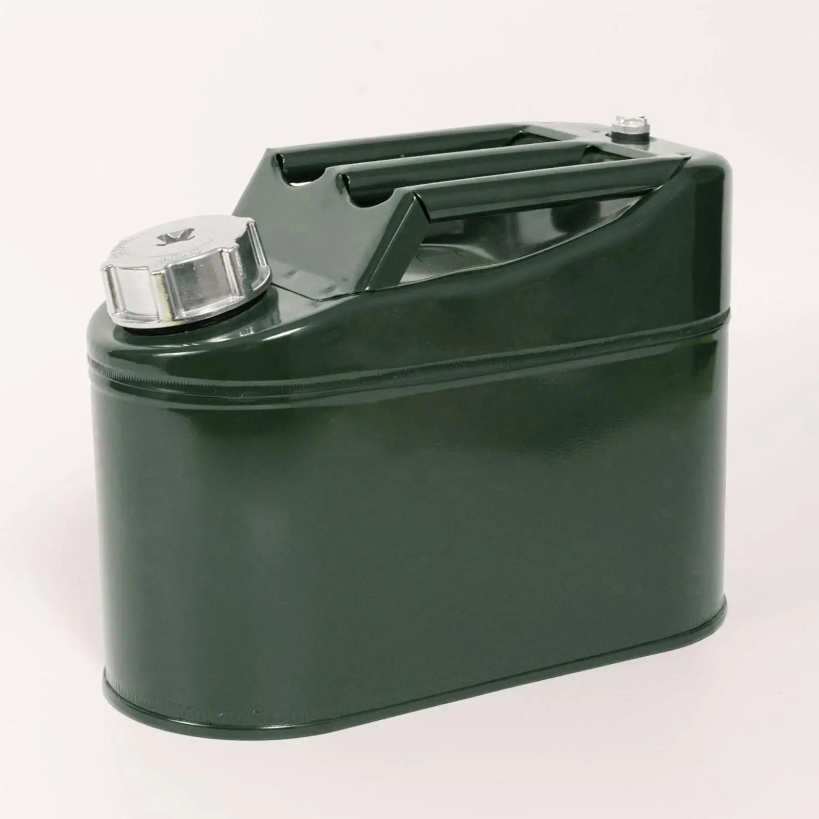 Lata de combustible de 5 litros, tanque de gasolina portátil, barril de almacenamiento de aceite para vehículos, sellado de respaldo de emergencia, 11x11x5 pulgadas