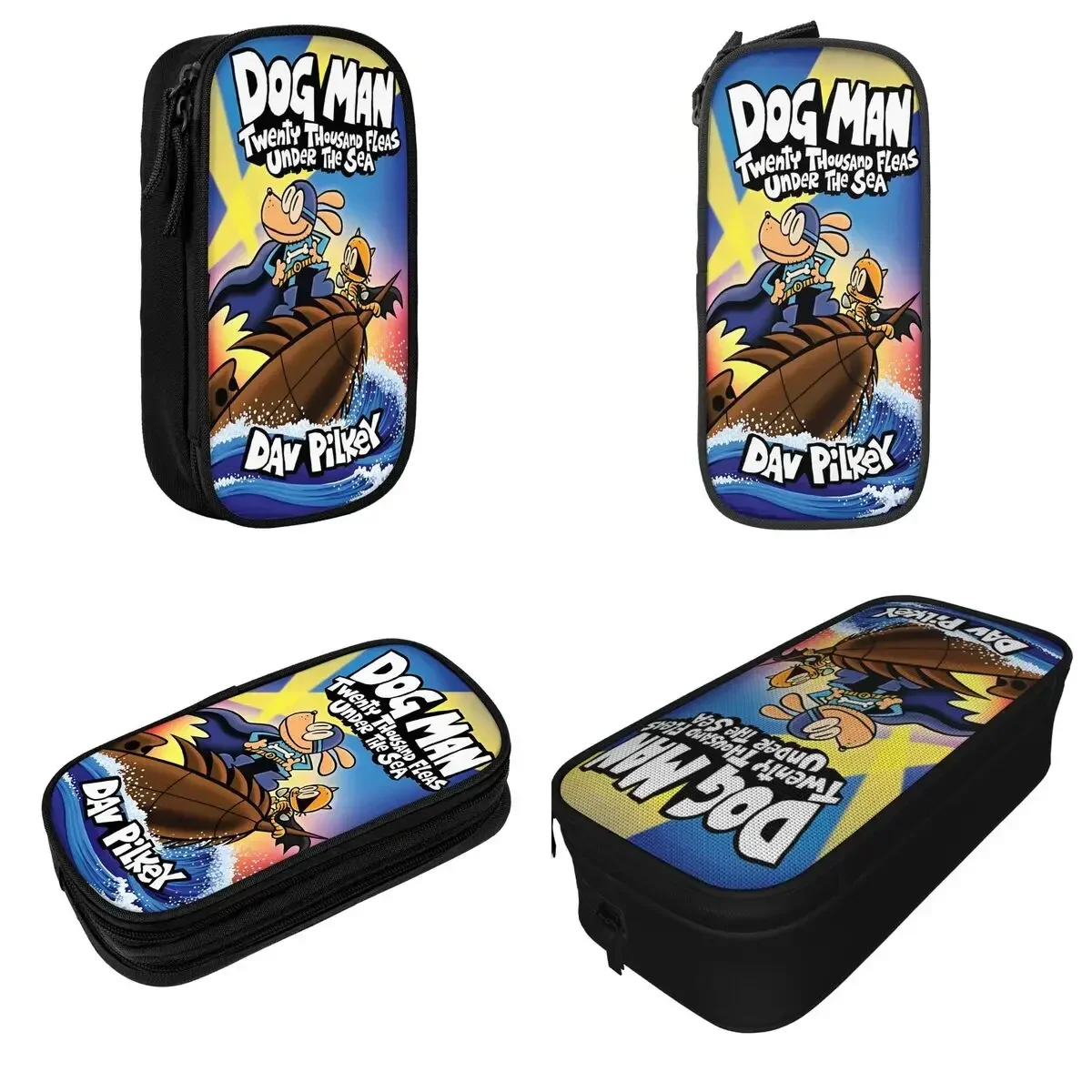 

Dog Man And Petey Cat Cartoon Pencil Cases Lovely Pen Holder Pencil Bags Girls Boys Big Capacity Office Gifts Pencilcases