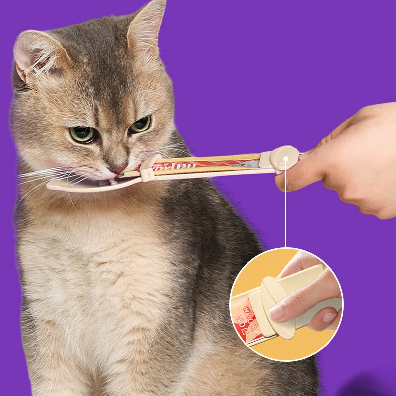 2 Stück Katzen-Leckstreifen-Spender, Katzen-Leckstreifen-Futterautomat für leckbare Nassleckerlis, Flüssigsnack-Fütterungswerkzeug, Katzenfutterautomat, Haustierbedarf – Detail 3