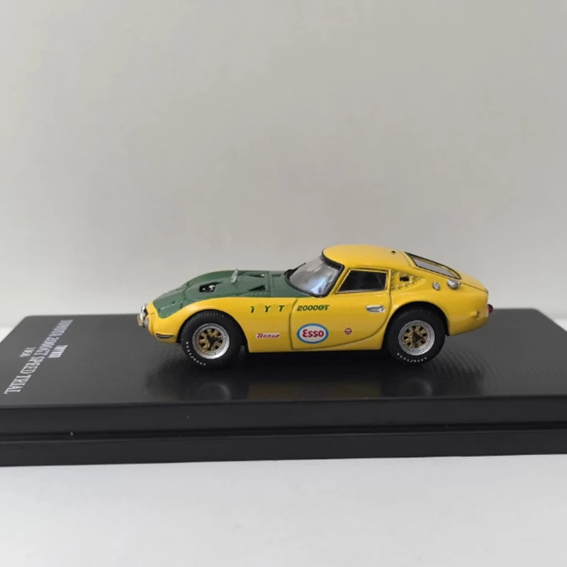 DEA 1/64 Skala TYT 2000GT 1966 Model Samochodu ze Stopu Symulacja Statyczna Kolekcja Dekoracja Prezent Świąteczny Zabawki Pamiątka