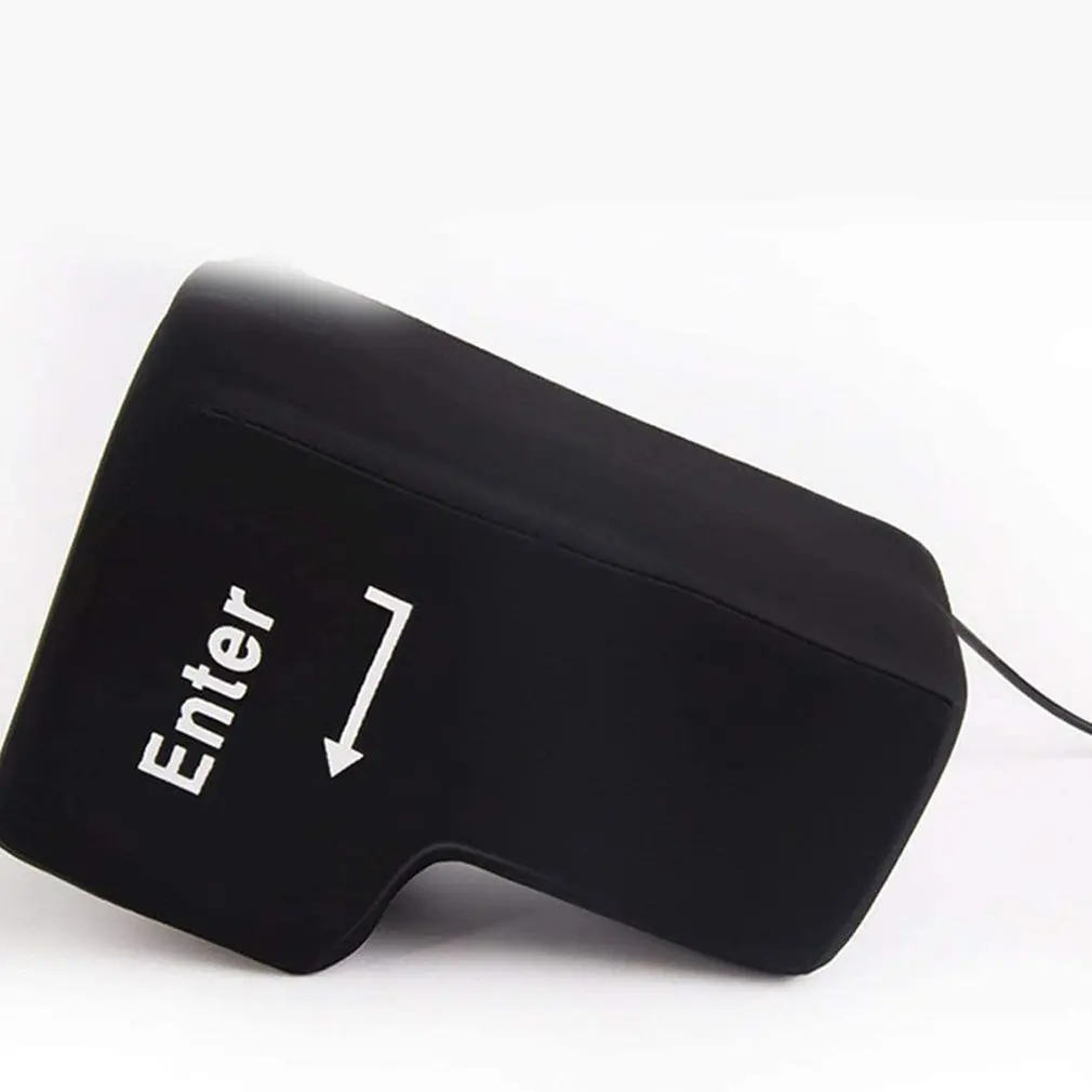 USB أدخل مفتاح تنفيس وسادة للمكاتب لينة الكمبيوتر الإجهاد الإغاثة زر العودة مفتاح الضغط وسادة لعبة دروبشيبينغ