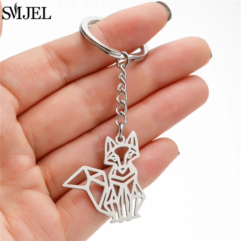 حلقات مفاتيح كرتونية حيوانية للنساء والرجال ، سلسلة مفاتيح فاارقة ، ذئب ، أرنب ، فيل ، فينيكس ، مناسب للكبار ، مفاتيح سيارة ، هدايا للفتيات #6