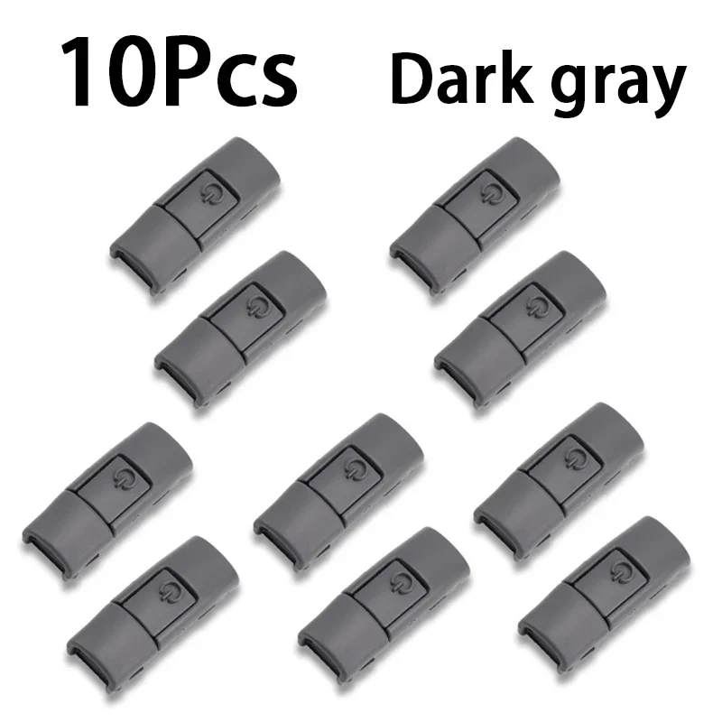 10 Stuks Nieuwe Clip Druk Gesp Schoenveters Kleurrijke Metalen Schoenveter Druk Lock Schoenen Accessoires AF1 Sneakers Kits Metalen Veters Gesp