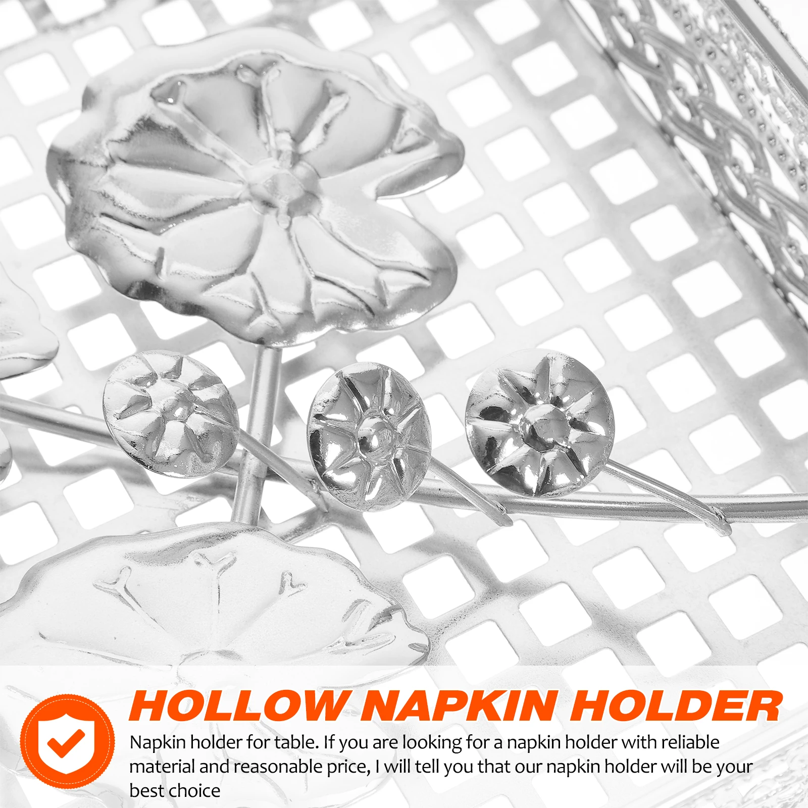 

European Style Napkin Holder Desktop Tissue Organizer Reusable Hollow Napkin Rack For Paper Towel Holder Home Cafe Hotel