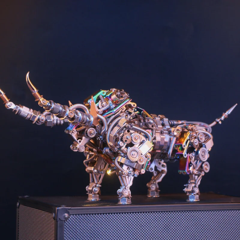 

Creativity, cow ornaments, soaring spirit, metal assembled models, 3D puzzles, high difficulty, holiday gifts