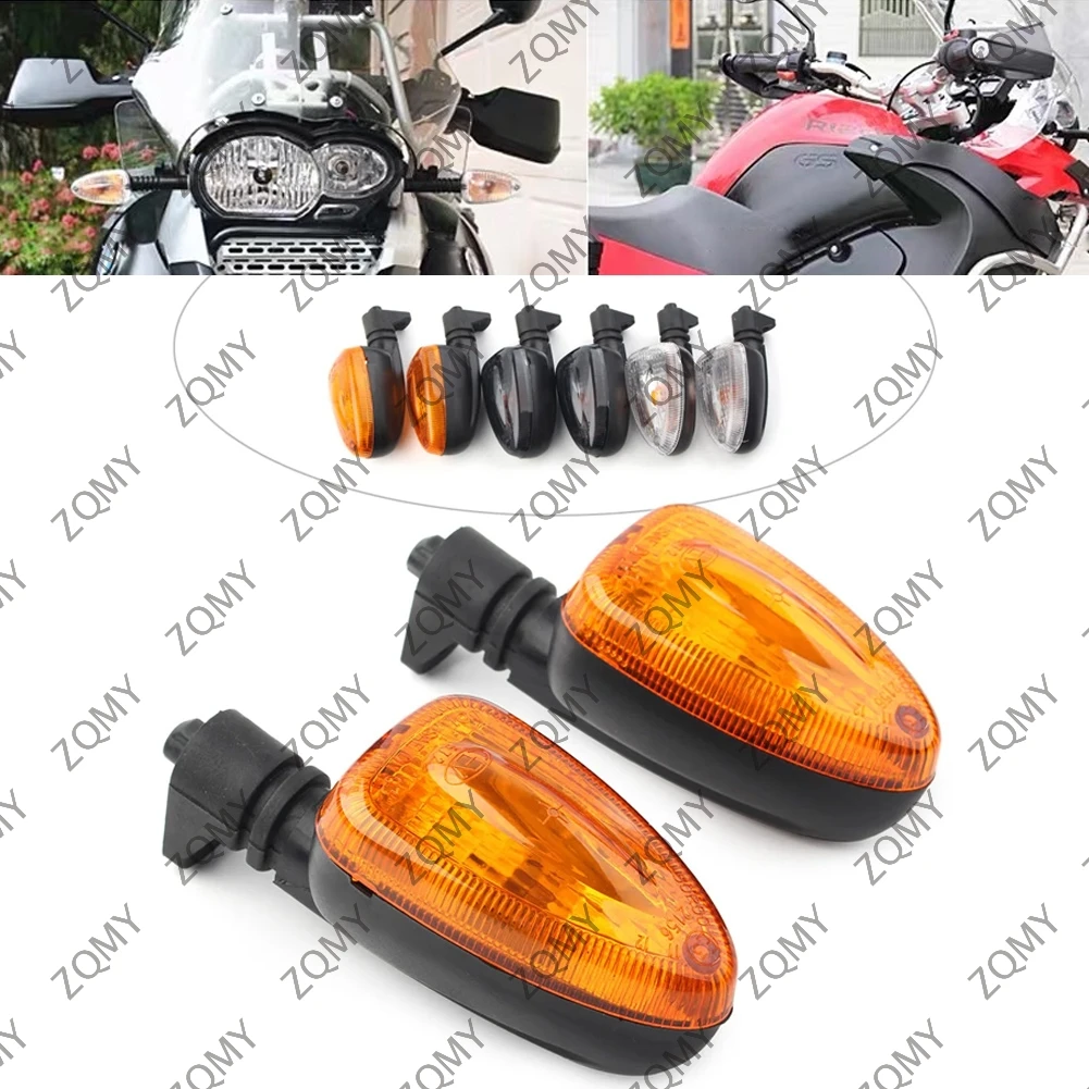 2x Motorbike Clear Turn Signal Light Indicator For BMW F650GS R1200GS F800GS/R/S/ST K1200R/S/GS K1300R HP2 Enduro Sport