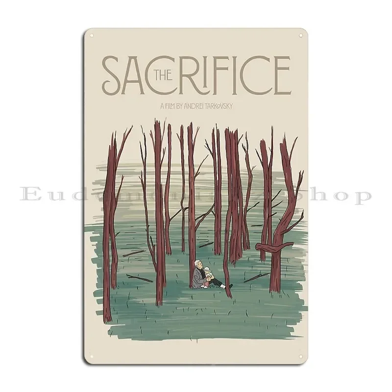 The Sacrifice Tarkovsky Metal Plaque Classic Printing Club Party Cinema Bar Tin Sign Poster