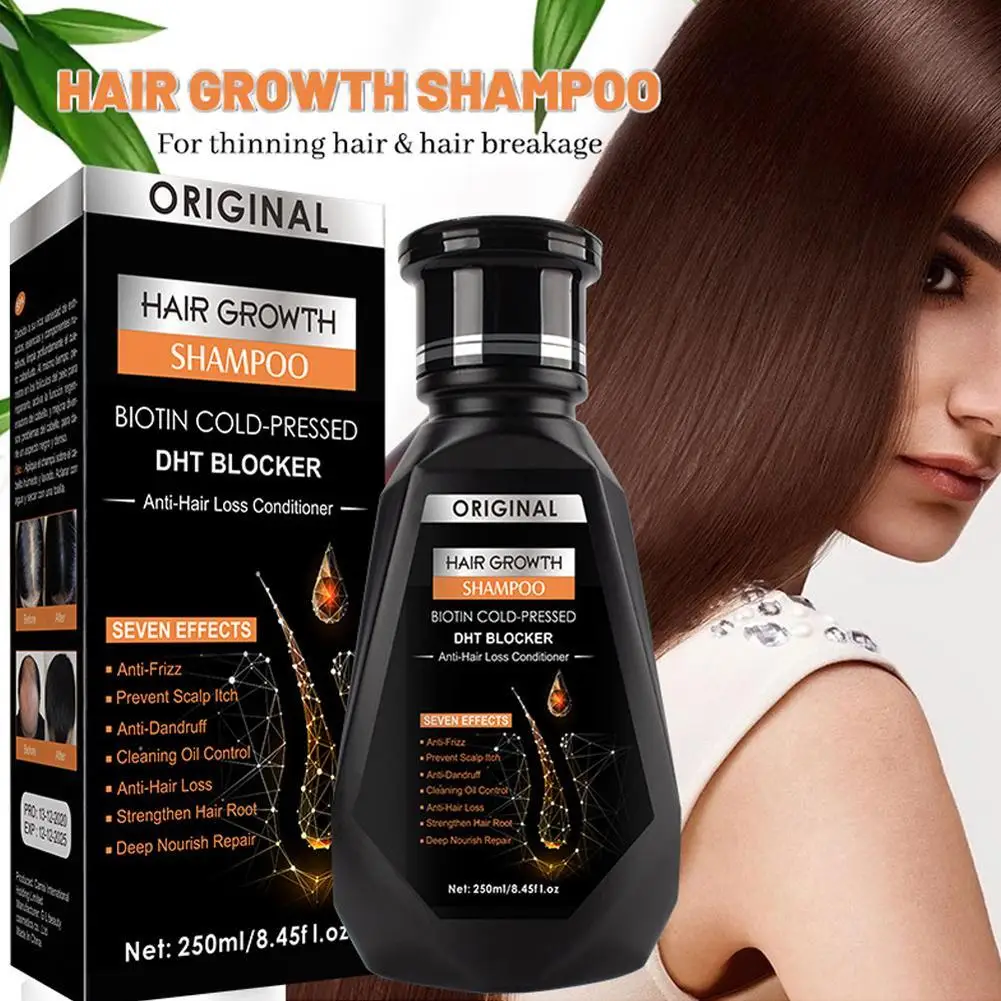 Ginger Hair Growth Shampoo Deep Cleaning Relieves Itching Stimulates Hair Follicles and Accelerates Hair Growth Shampoo