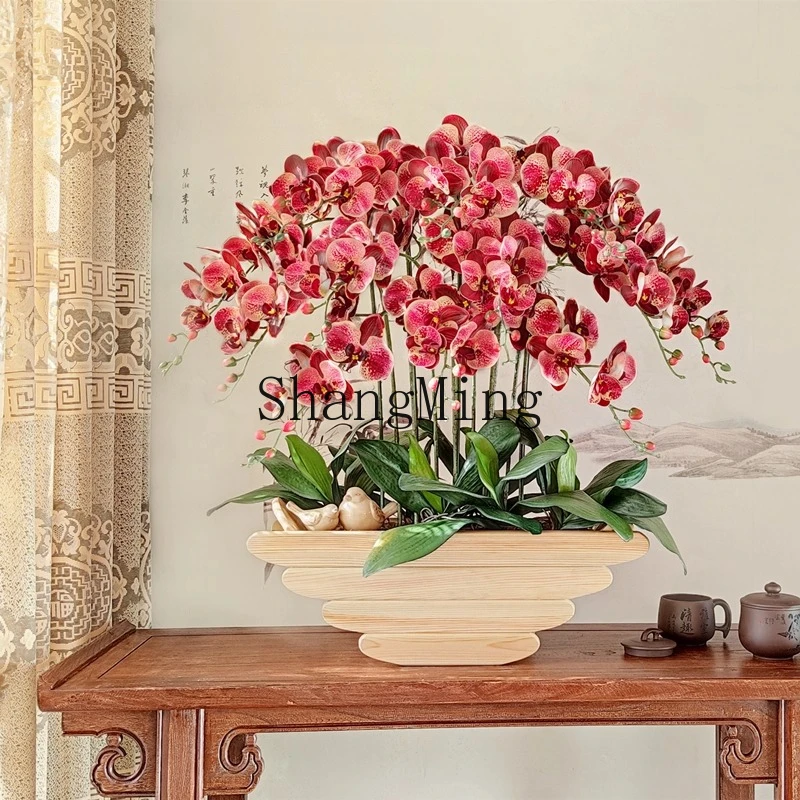 

ZYY and home feel Phalaenopsis simulated flower green plant dried flower decorative ornament high-end photocatalyst flower