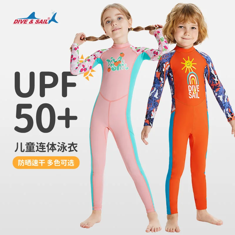 New Kids UPF50+ Diving Suit Wetsuits Children's Neoprene Wetsuit for Boys Girls Swimming Diving Rash Guard Surfing Kayak Suit