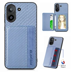 샤오미 포코 X8 프로 맥스 F8 울트라 X7 프로 M7 X 7 5G RFID 가죽 카드 케이스 포코 M8 프로 X6 F6 M5s 후면 패널 펀다 마그넷 커버