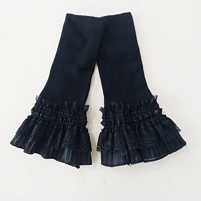 

1 пара, зимние длинные рукава из шелковистой ткани для невест, тонкие нарукавники для женщин, накладные рукава для вождения