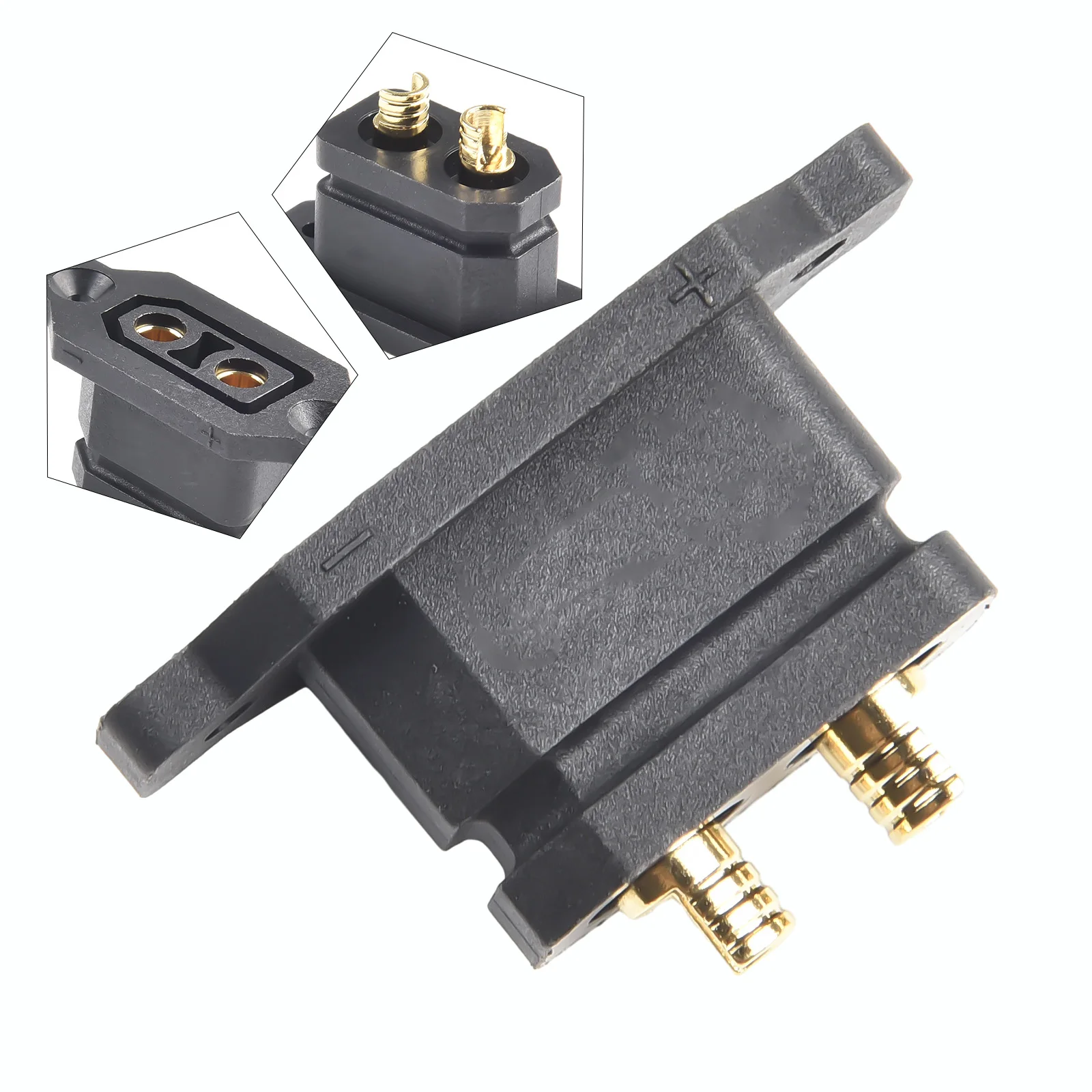 Battery Charging Port Lithium Battery Connector Battery Charging Setup Good Conductivity For Electric Vehicle Rated Current 30A