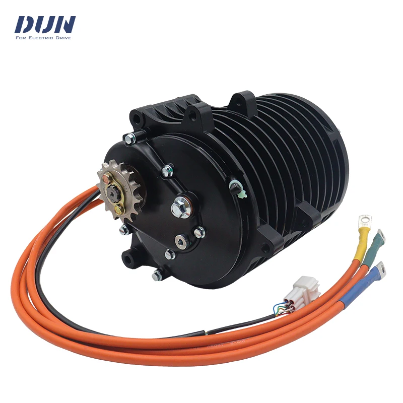 NEW QS138 70H 3000W V3 100kmh PMSM Mid-Drive Motor With 1:2.35 Internal Reduction Gears For Electric Motorcycle Moped DirtBike