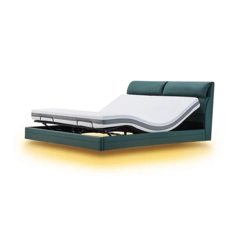 

Electric bed high-end leather massage technology smart bed