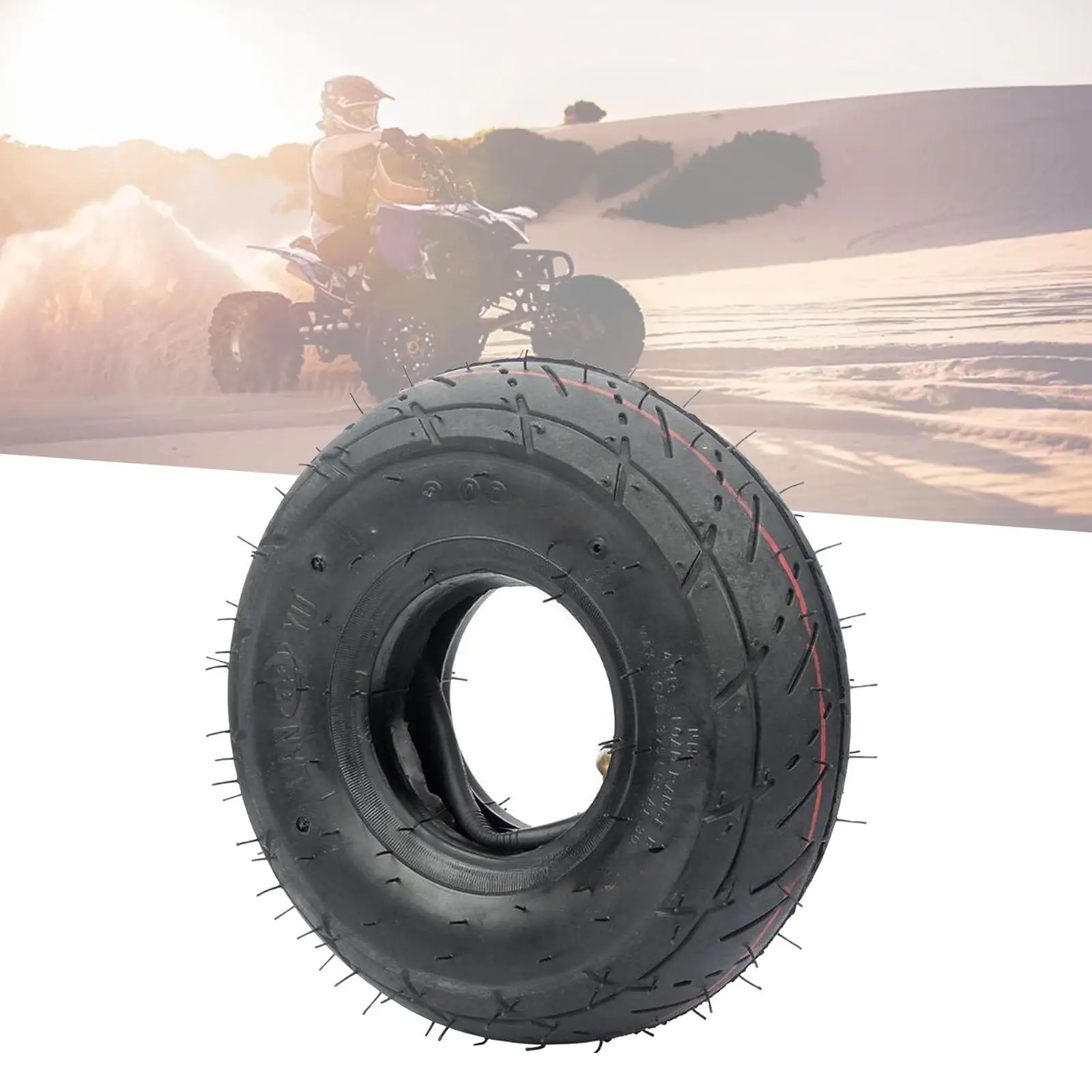 

Generic 3.00-4 Road Tire and Inner Tube for Small Mini Scooters Chopper