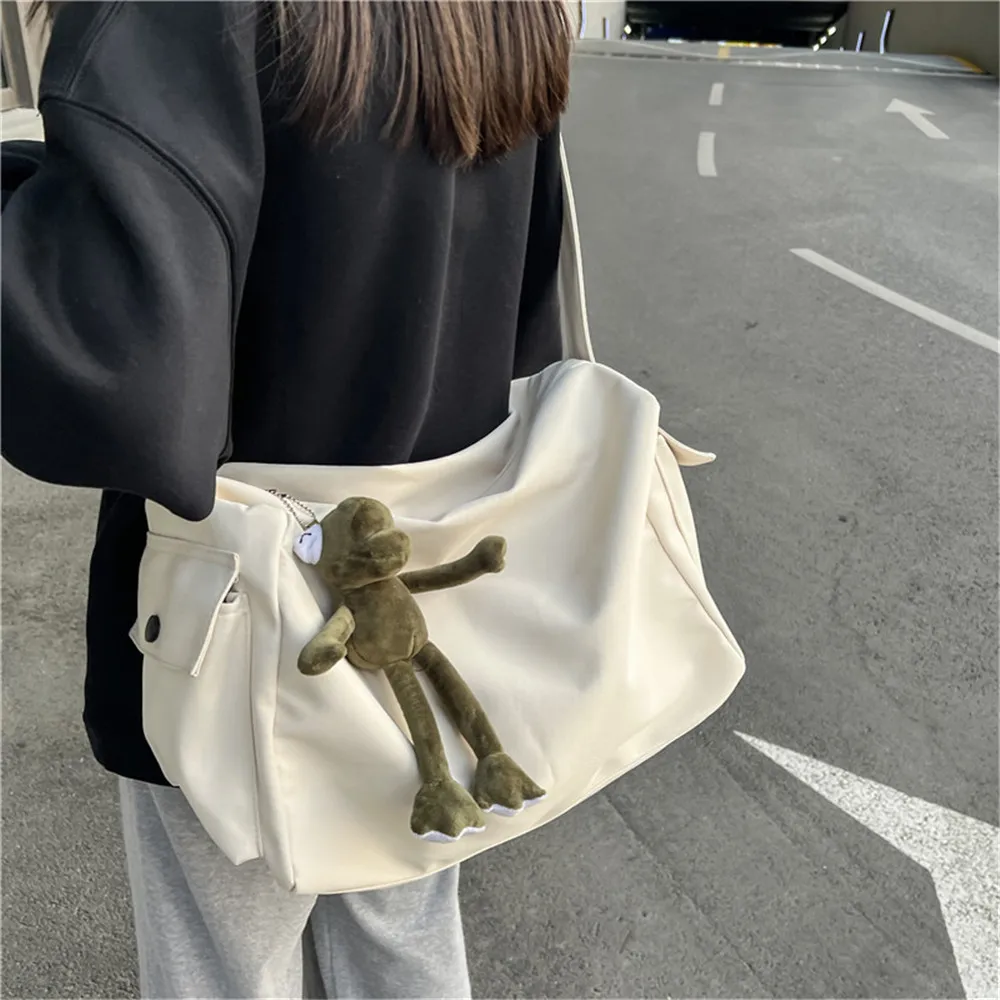 Nylon Handbags Shoulder Bag Large Capacity Crossbody Bags for Teenager Girls Men Messenger Bag Student School Travel Bags Sac