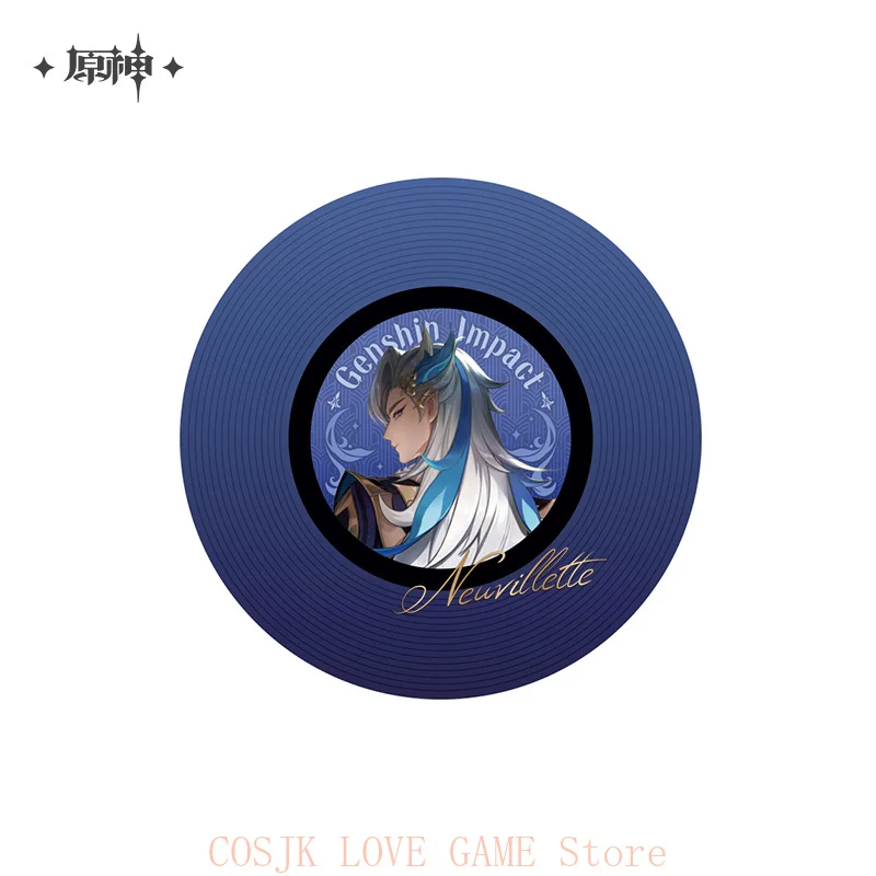 اللعبة الرسمية Genshin Impact Neuvillette الأصلي سمّاعات بلوتوث تأثيري حلي أنيمي زخرفة هدية عيد ميلاد