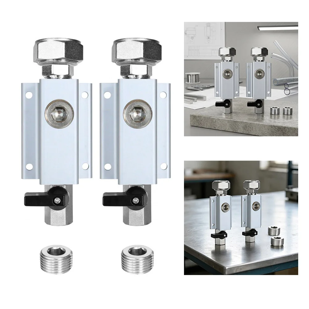 Industrial-Grade Aluminum Valve Set 3/4 Inch with Brass Threading Quick Shut-off Function and Modular Installation Support