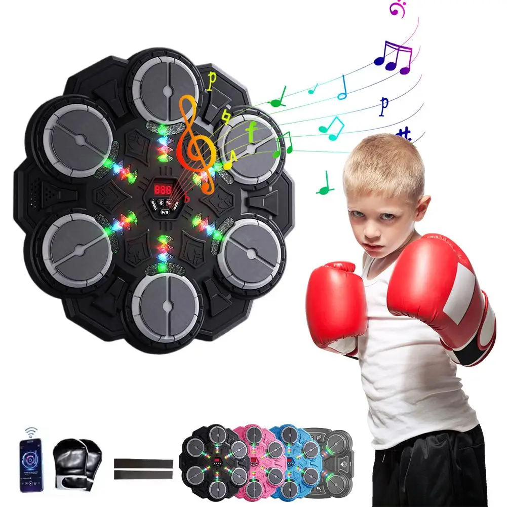 Smart Music Boxing Machine Home Wall Target Children's Strike Reaction Indoor Electronic Target Sanda Training Device