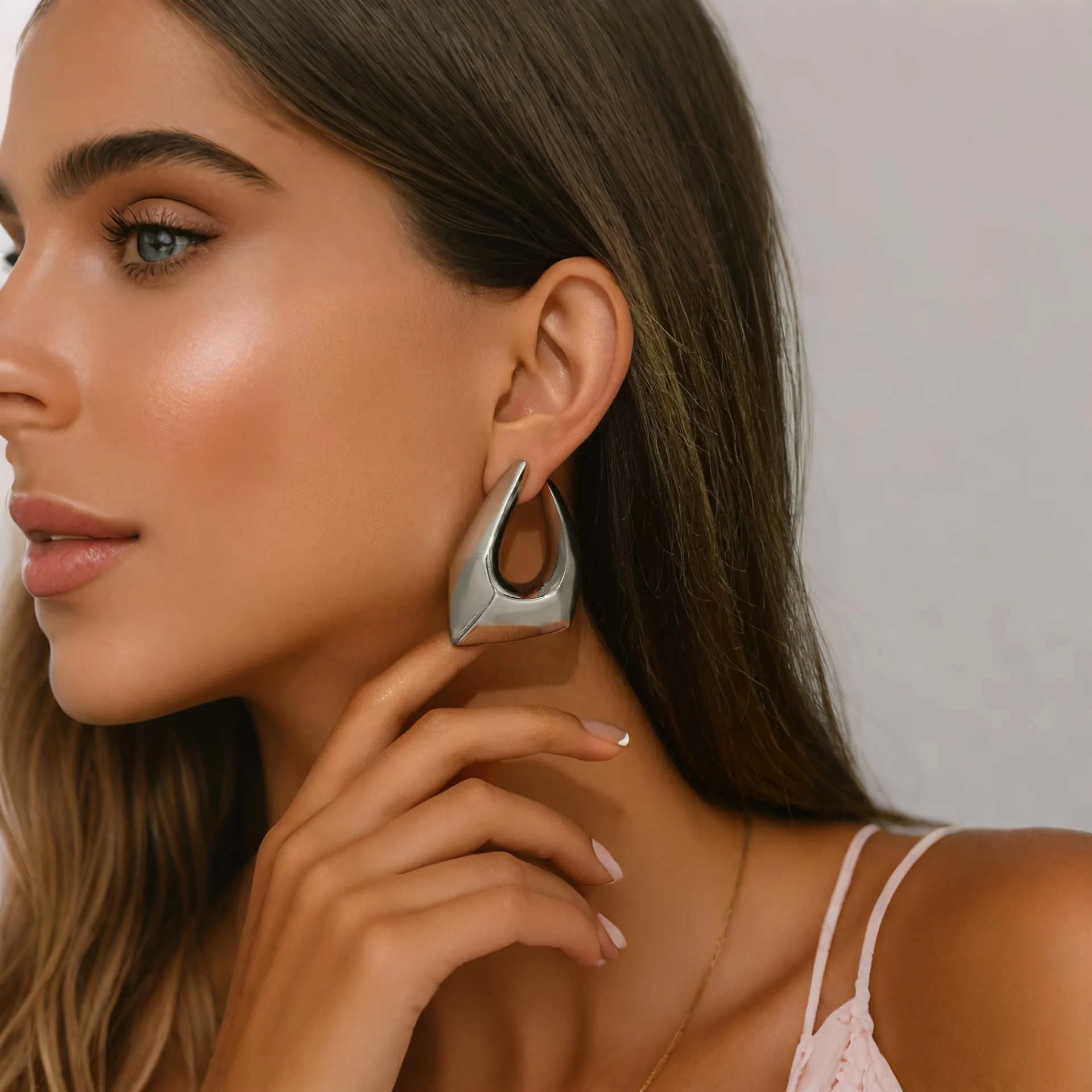 2025 Bold Geometric Irregular Abstract Earrings for Women, Exaggerated Modern Dangle Drop Party Jewelry
