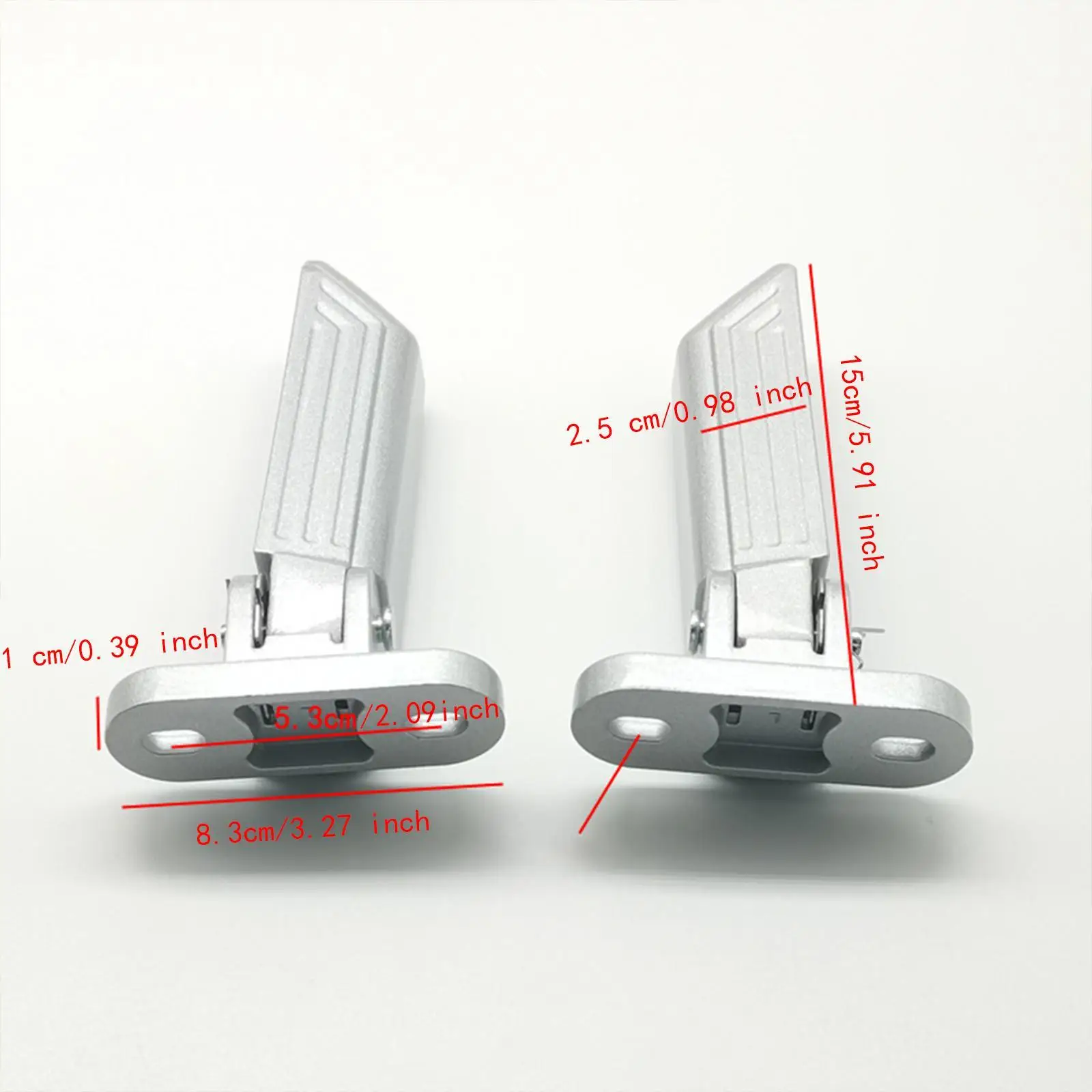 دراجة نارية أوتاد القدم الخلفية تعديل عدم الانزلاق دواسة مجلس سبائك الألومنيوم للدراجات النارية دراجة كهربائية سكوتر استبدال أجزاء #6