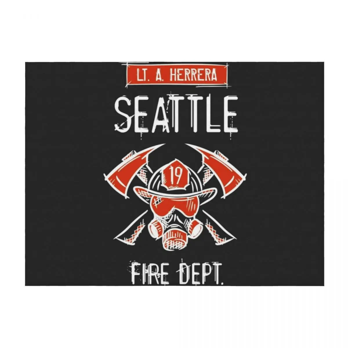 Станция 19 Лейтенант Lt. Андреа Энди Геррора. Сиэтл Пожарные, пожарная служба. Одеяло Одеяла для кемпинга