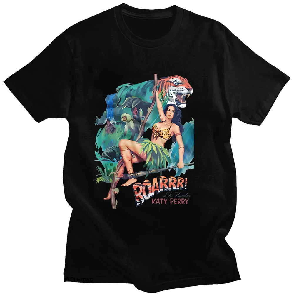 Camiseta de Katy Perry Funko Pop Hip Hop, camiseta de alta calidad, camiseta informal de manga corta con cuello redondo, Ropa de Mujer, Ropa gótica de moda