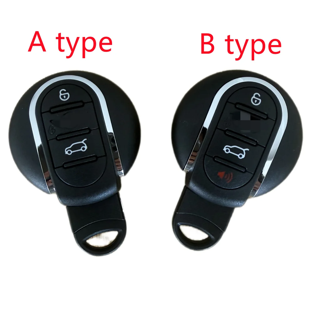 Coque de clé de voiture 3/4 boutons, remplacement de la coque de clé télécommande pour BMW Mini Cooper Countryman Clubman F54 F55 F56 F57 F60 2014-2018