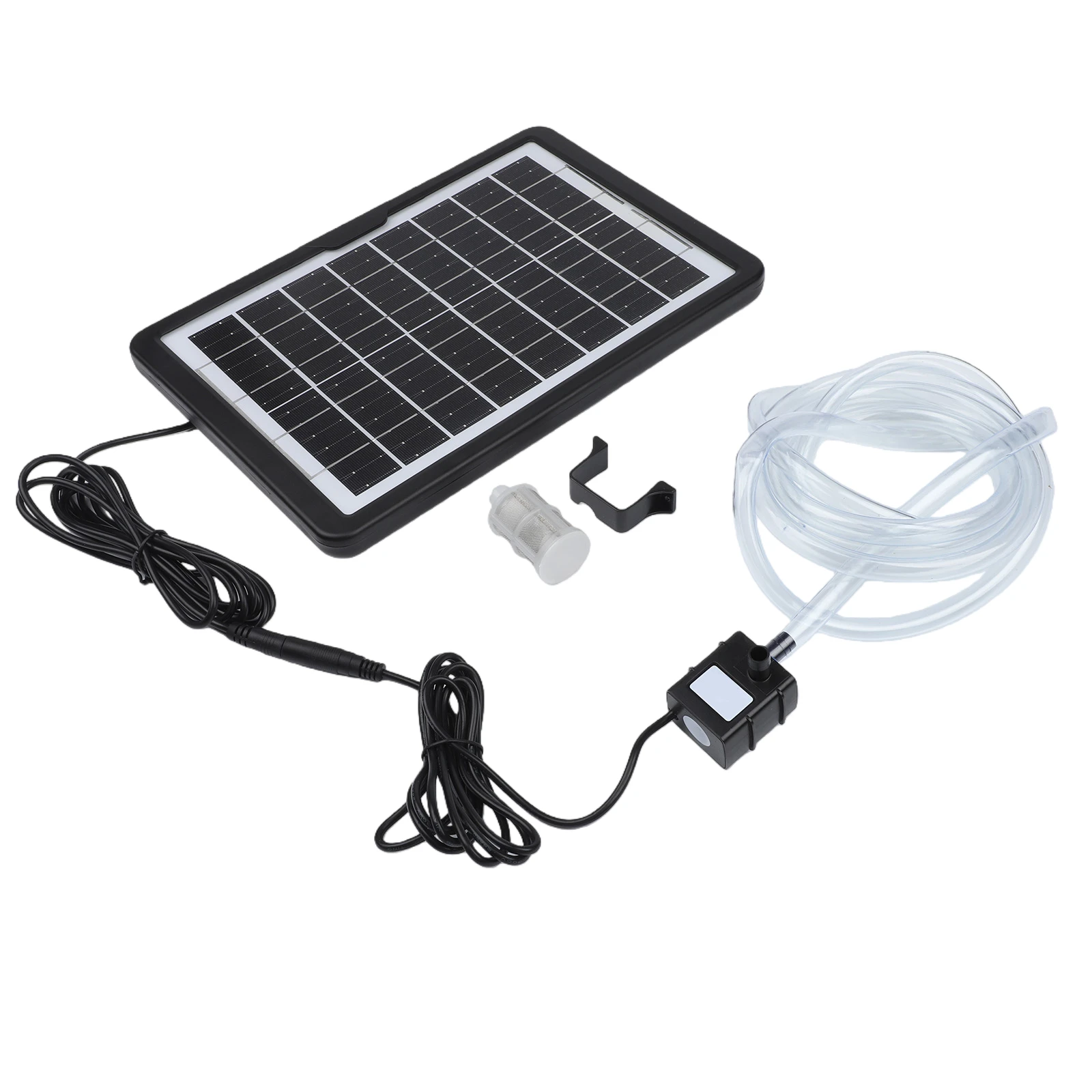 6W for Solar Submersible Pump for 9V Operation with Adjustable Solar Panel Bracket for Garden Ponds Fish Tanks and Rockeries