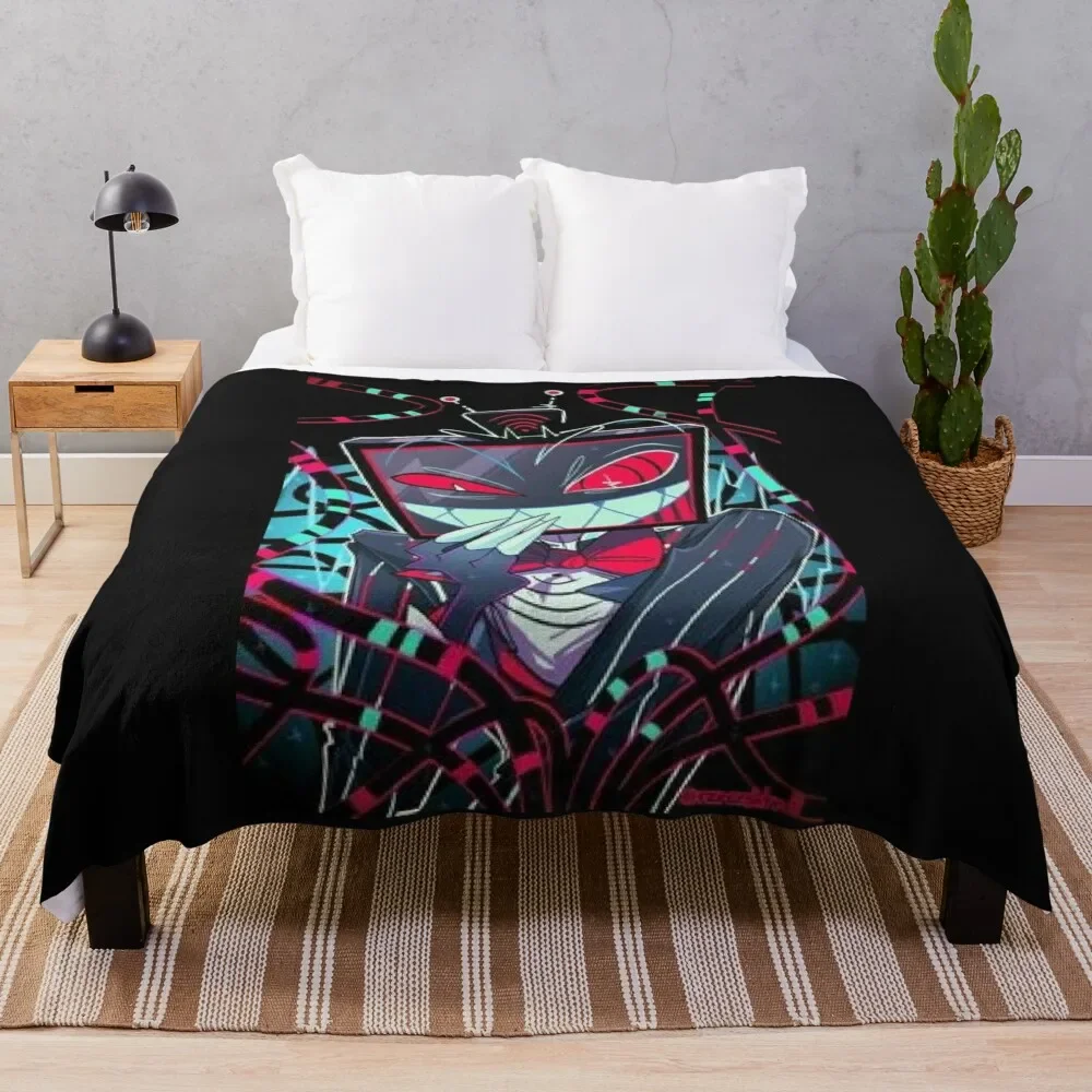 

hazbin hotel vox Throw Blanket anime For Baby Blankets