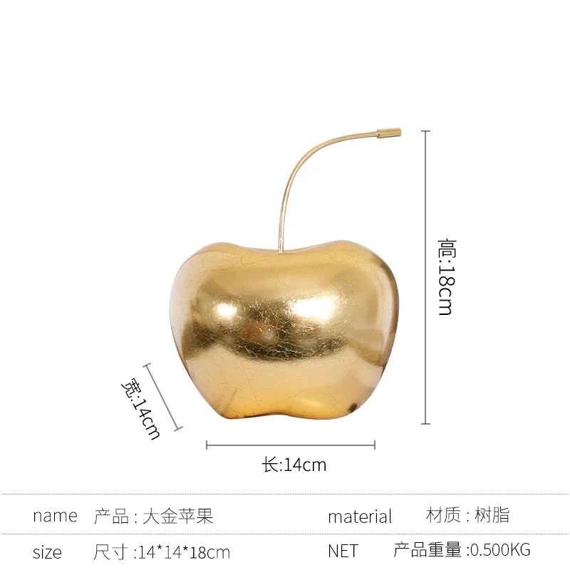 HT creative cherry ornament home living room decoration resin crafts entrance decoration ornament