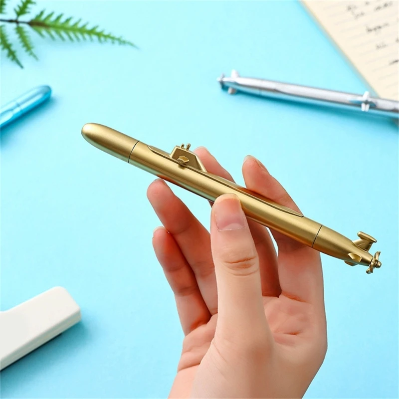 10Pcs Submarine Shaped Gel Pen, 0.5MM Needle Tip, Quick Drying, Write Smoothly for Student Adult Noting Journaling