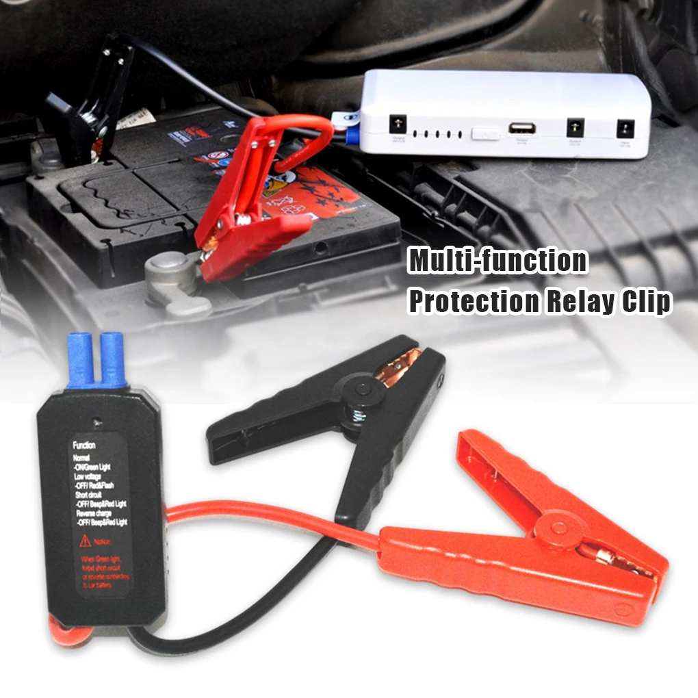 Multi-functional Jump Starter Essential Tool For Automotive Jump Compact ABS Jumpers Clamp Automotive Booster Emergency