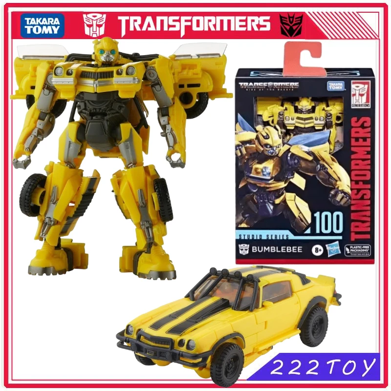 

In Stock Takara Tomy Transformers Studio Series SS100 Deluxe Class Bumblebee Action Figure Robot Toy Gifts Hobbies Anime Figures