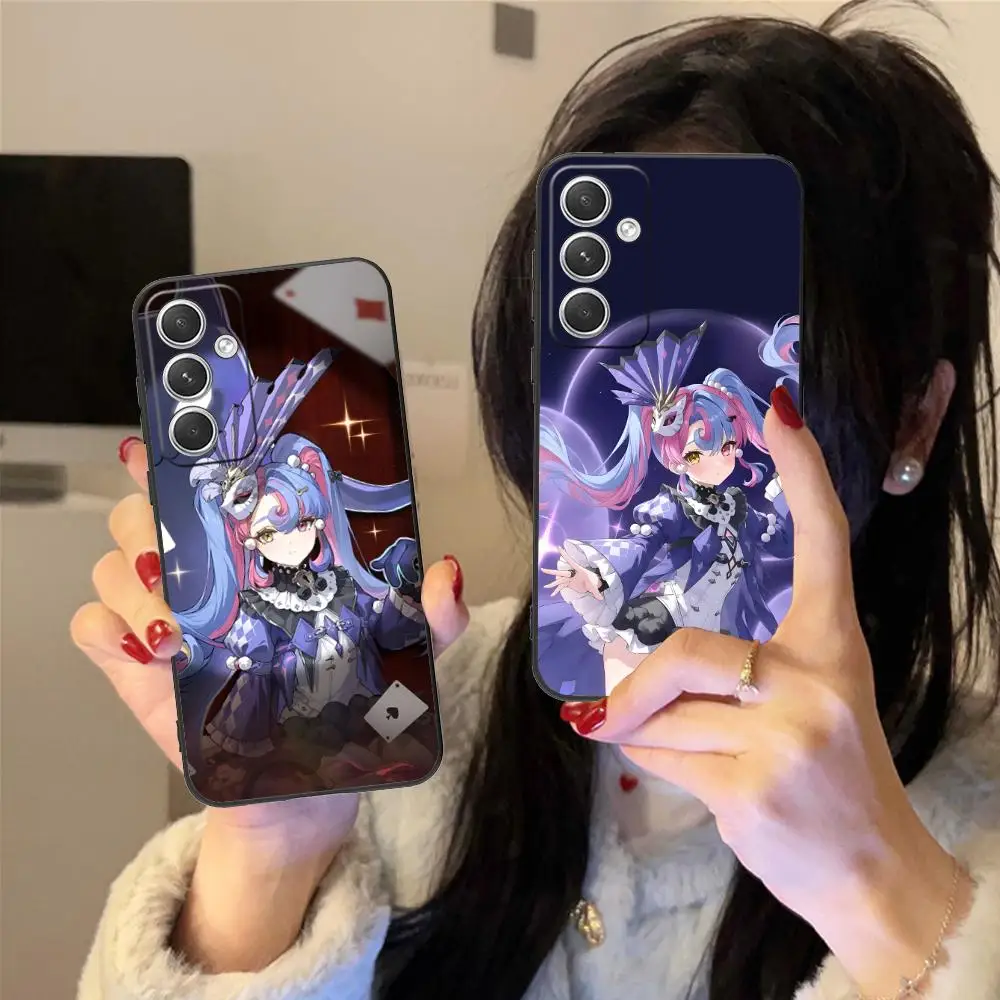 

Чехол для телефона Wuthering Waves Roccia для Samsung Galaxy S25 S24 S23 S22 S21 S20 Note20 Plus FE, роскошный чехол с ультрацветным принтом