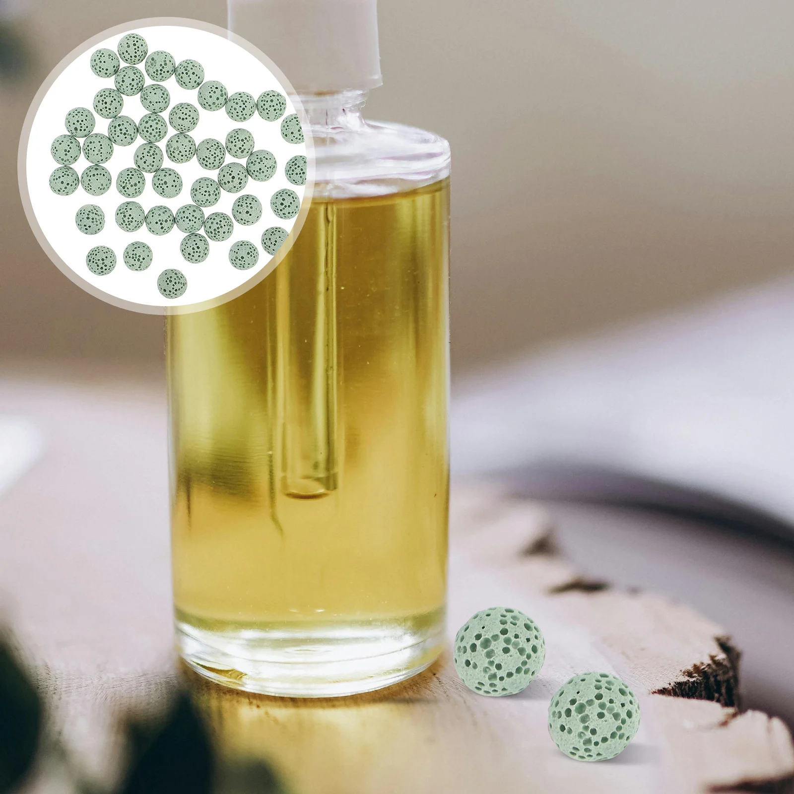 

39Pcs Lava Rock Aroma Beads Unscented Round Volcanic Stones Natural Essential Oil Diffuser Longlasting Car Home Office Fragrance