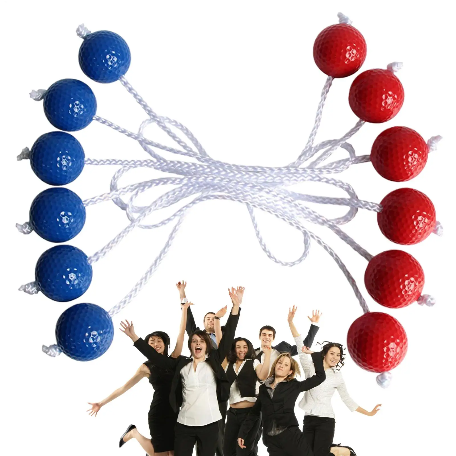 6pcs Ladder Balls Indoor Ladder Toss Ball Parent-Child Interaction Portable Exercise Tool For Outdoor Activity Company Team