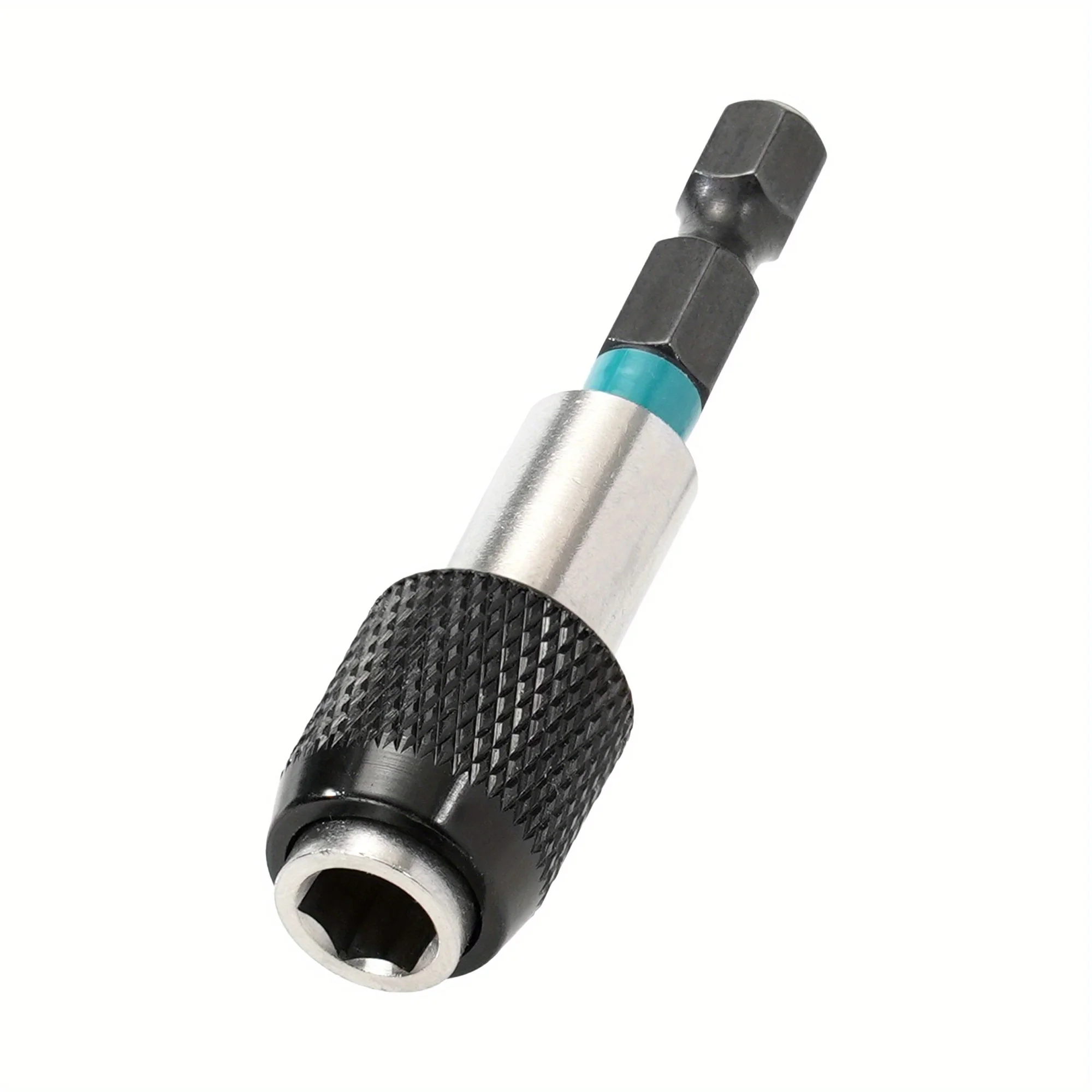 Gambo esagonale magnetico a sgancio rapido da 1/4 di pollice 1 pezzo per trapano elettrico, supporto per estensione punta per cacciavite porta punte per cacciavite 60mm