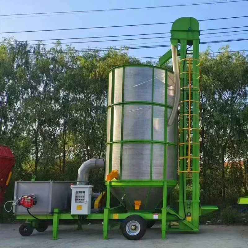 Easy to Operate Mobile Grain Drying Machine with Integrated Controller for Farm Grain Storage Mobile Grain Dryer Machine